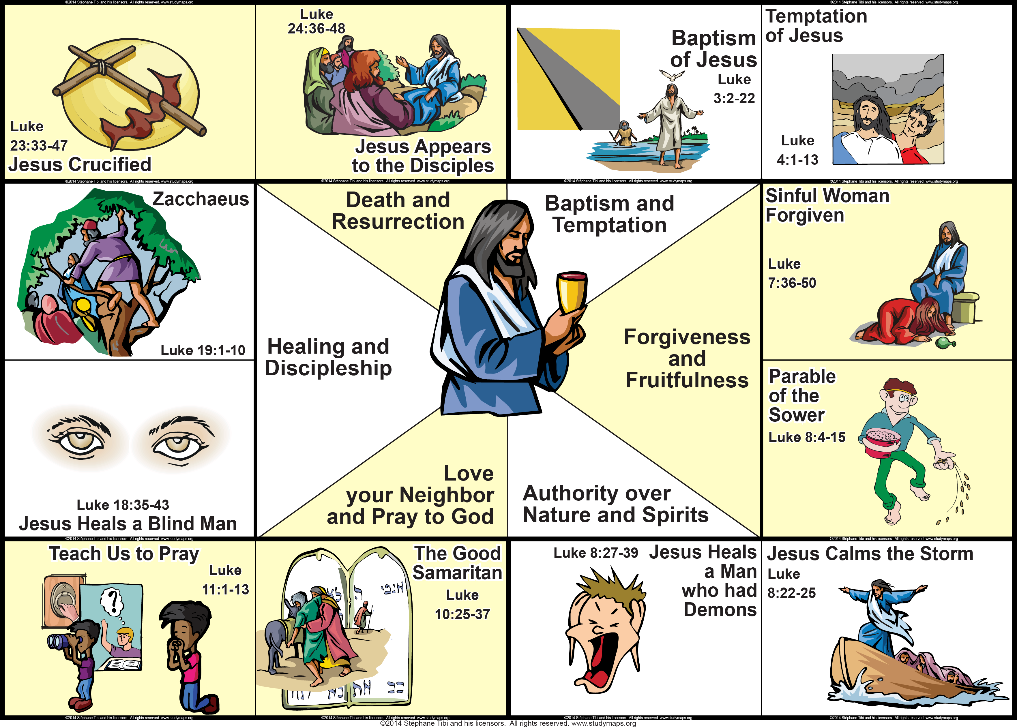 StudyMap Bible in English